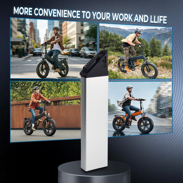 48V 10.4Ah 14Ah Folding Electric Bicycle Battery Fit for LECTRIC XP Step-Thru 3.0 Hitway BK20 Gotrax F2 R2 (48v14ah 467mm)