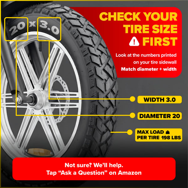 ULTRAVERSE 20x4 E-Bike Fat Tire - Robust, High-Performance 20inch Fat Tyre for MTB and Ebikes, Durable All-Terrain Directional Tread, Superior Density for Street & Trail Adventures-2 Unit