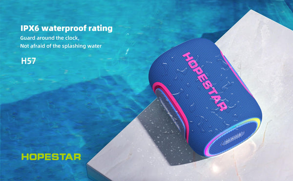 Bluetooth Speaker with HD Sound, Portable Wireless, IPX6 Waterproof, 40W, Long Playtime, TWS Pairing, BT5.3, USB/TF Card/AUX, for Home/Party/Indoor/Outdoor/Beach, Birthday Gift (Black)