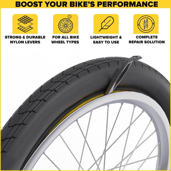 Ultraverse Bike Inner Tube for 26 X 1.75/1.95/2.10/2.125 inch Bicycle Tire with Schrader Valve – Rubber Tubes for Mountain and Trail, Cruisers, MTB, Gravel, Enduro, Downhill, City Bikes - 2 Pack - TRIPPER ELECTRIC BIKES