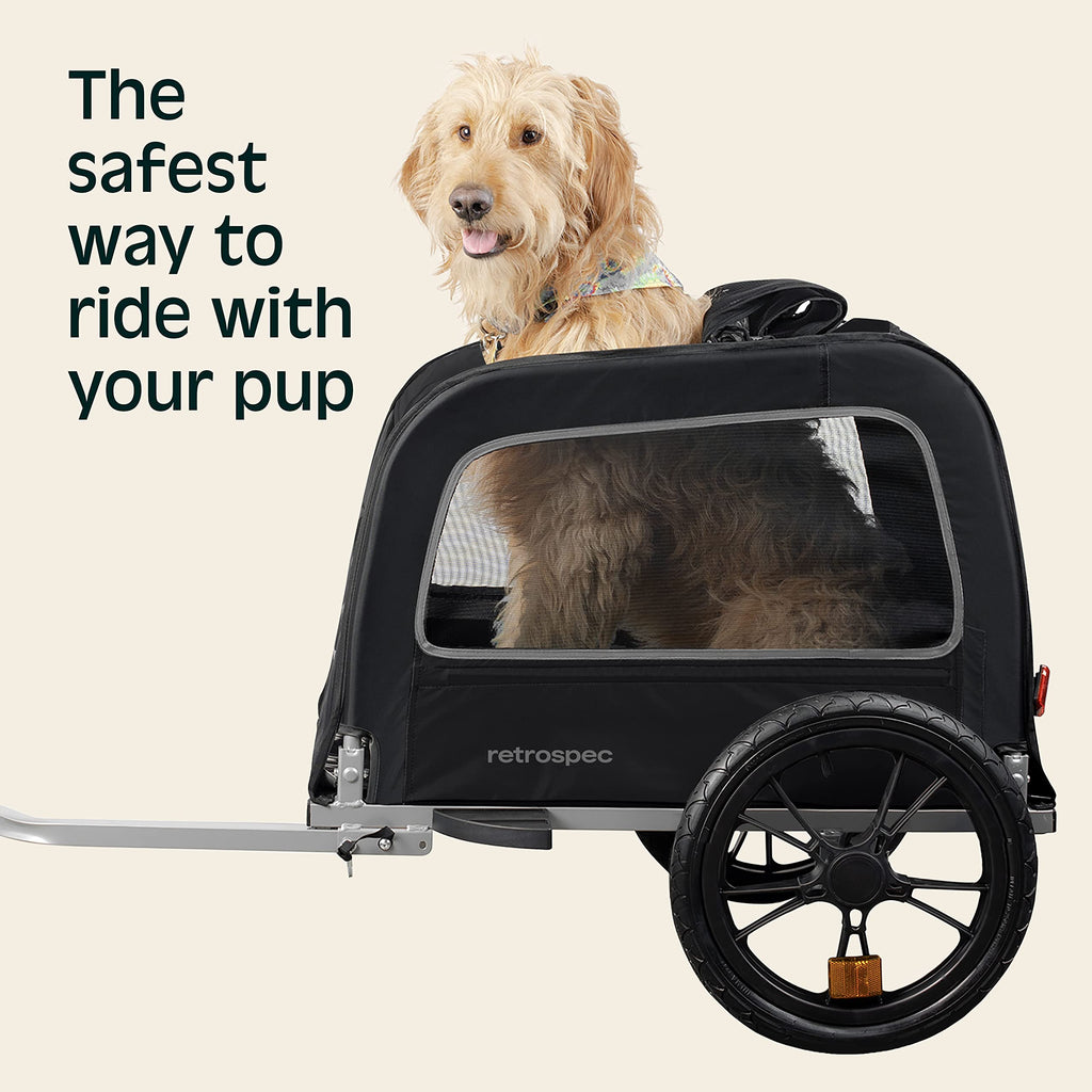 fahrradanhänger für golden retriever Rover Waggin Haustier-Fahrradanhänger von RETROSPEC