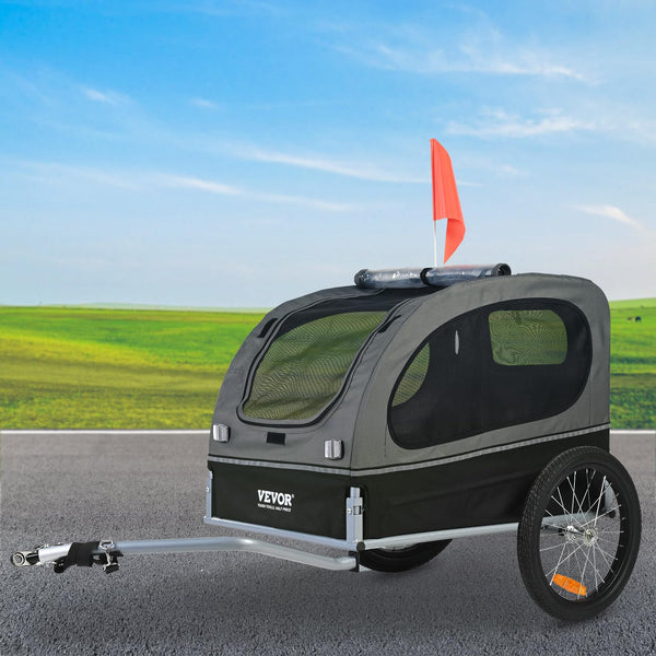 VEVOR Dog Folding Bike Trailer - 66/88 lbs.
