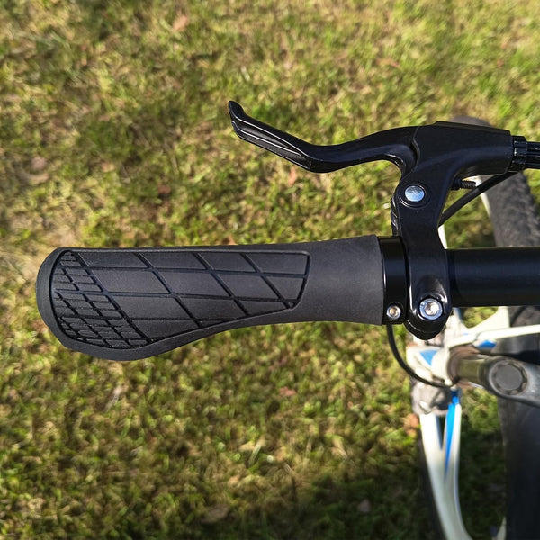 Bike Handlebar Grips, Soft Rubber Grips Anti-Slip for MTB BMX, Black