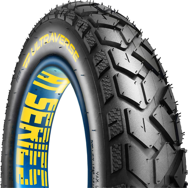 ULTRAVERSE 20x4 E-Bike Fat Tire - Robust, High-Performance 20inch Fat Tyre for MTB and Ebikes, Durable All-Terrain Directional Tread, Superior Density for Street & Trail Adventures-2 Unit