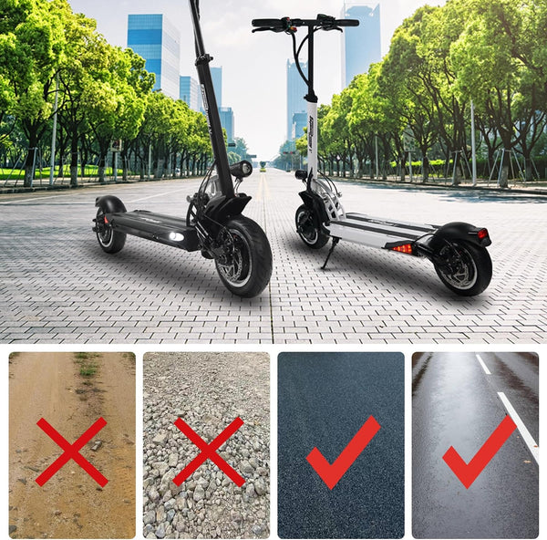 10x2.70-6.5 Tubeless Tire, 10 Inch Scooter Vacuum Tire for Speedway Dualtron Joyor Titan Segway Gotrax Mten3 Okai Beetle Hitway H5 Electric/Gas Scooter balance Scooter 10" OD Tyre