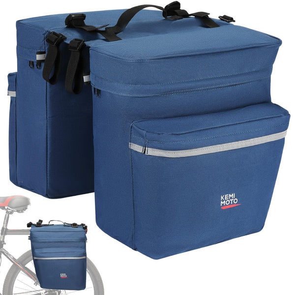 Kemimoto Bike Bag Bicycle Panniers Rear Rack Bag.