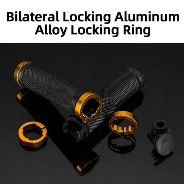 Anti-Slip Bike Grips Handlebar Grips Lock-On for Road Mountain Bike