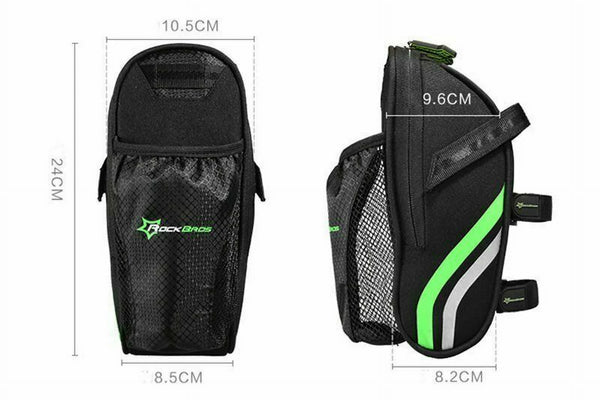 Bike Saddle Bag Bicycle Tail Bag under Seat Water Bottle Mount