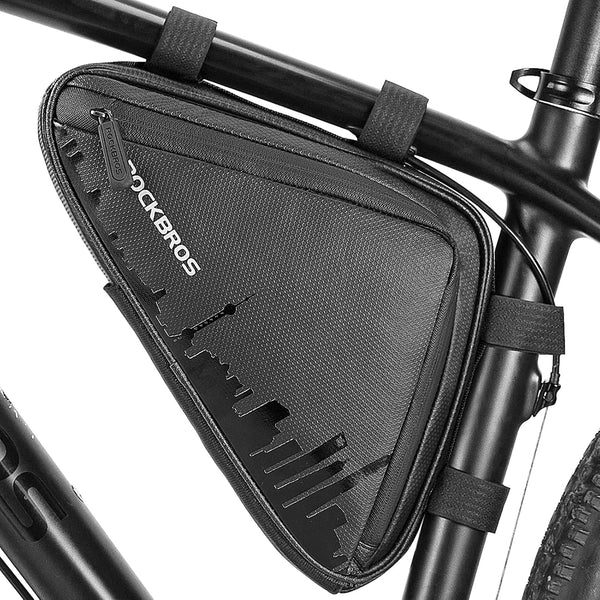 Bike Triangle Frame Bag, Bike Triangle Bag, with Two Side Pockets, 1.5L