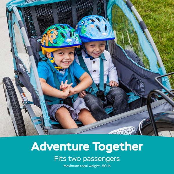 Instep2 BikeTrailer for Kids, Single / Double Seat - TRIPPER ELECTRIC BIKES