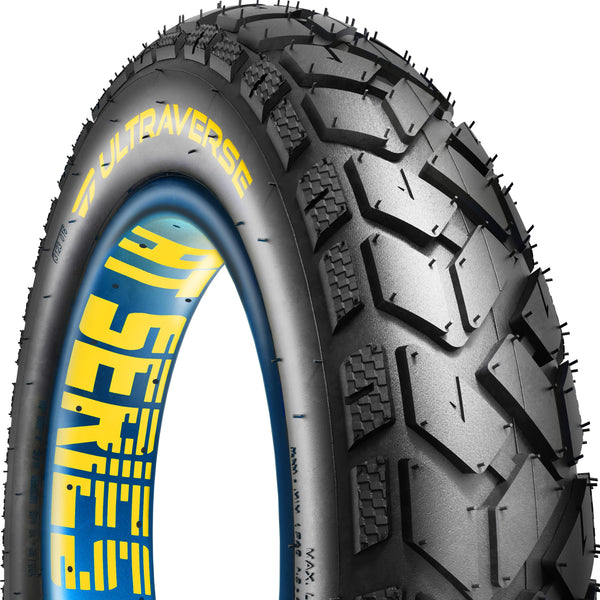 ULTRAVERSE 20x4 E-Bike Fat Tire - Robust, High-Performance 20inch Fat Tyre for MTB and Ebikes, Durable All-Terrain Directional Tread, Superior Density for Street & Trail Adventures-2 Unit