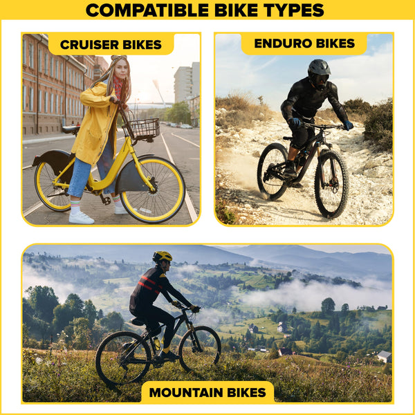 Ultraverse Bike Inner Tube for 26 X 1.75/1.95/2.10/2.125 inch Bicycle Tire with Schrader Valve – Rubber Tubes for Mountain and Trail, Cruisers, MTB, Gravel, Enduro, Downhill, City Bikes - 2 Pack - TRIPPER ELECTRIC BIKES