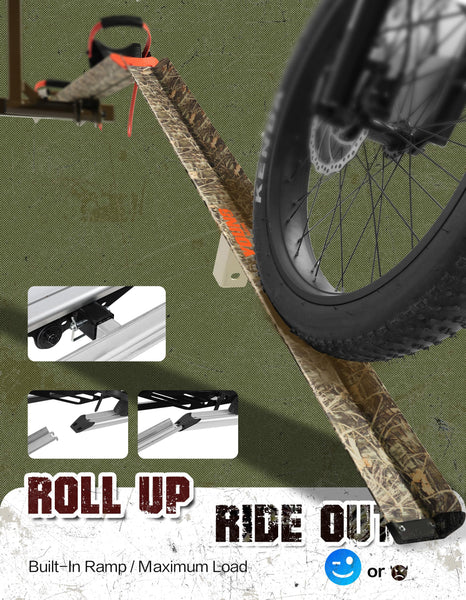 Young Bike Rack Hitch for Car - 200LB 2-Bike Rack Hitch Mount Platform Style Hitch Bike Rack，Smart Tilting & Easy Fold for Car SUV with 2 Inch Receiver，Bike Carrier Fits Up to 5-inch Fat Tire - TRIPPER ELECTRIC BIKES