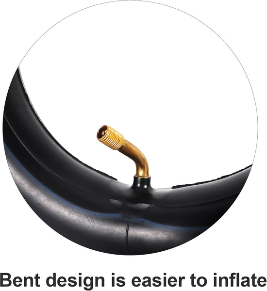 2-Pack Heavy-Duty 10 X 2.125 Replacement Inner Tube with 45° Valve for Self Balancing Electric Scooter Roadster Tricycle Stroller Kids Bike Drift Board