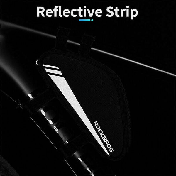 Bike Frame Bag Triangle Bag Reflective Rainproof 0.7L