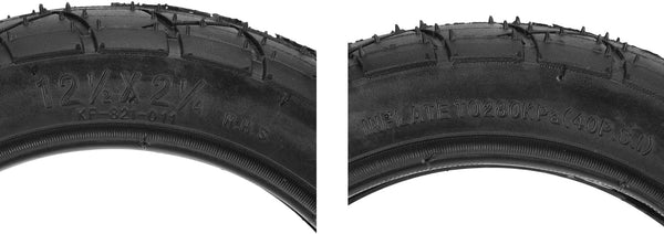 12.5X2.25 (12-1/2 X 2-1/4) 57-203 62-203 Tire Inner Tube Compatible with Razor Dirt Rocket Pocket Mod Bella Betty Currie Hannah Montana Sweet Pea IZIP Ezip Gas Electric Scooter Heavy Duty Parts