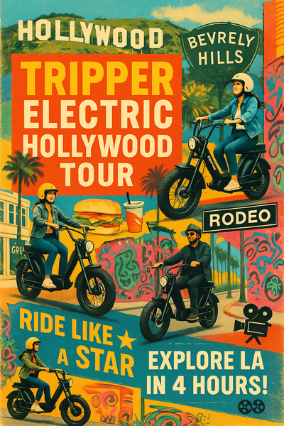 TRIPPER HOLLYWOOD E-BIKE TOUR - TRIPPER ELECTRIC BIKES