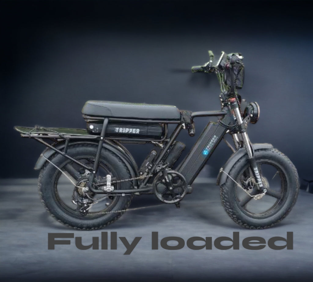 e fully xl Tripper Falcon II Sport XL Premium – TRIPPER ELECTRIC BIKES