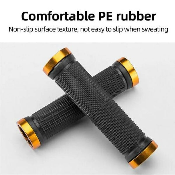 Anti-Slip Bike Grips Handlebar Grips Lock-On for Road Mountain Bike