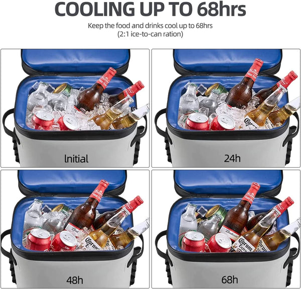 Backpack Cooler Leak-Proof Soft Sided Coolerbag 36Can Outdoorwaterproof