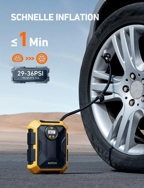 AstroAI Tire Inflator 12V / 110psi - TRIPPER ELECTRIC BIKES