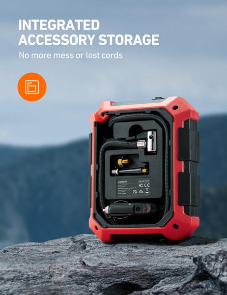 AstroAI Tire Inflator 12V / 110psi - TRIPPER ELECTRIC BIKES