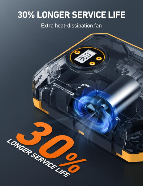 AstroAI Tire Inflator 12V / 110psi - TRIPPER ELECTRIC BIKES