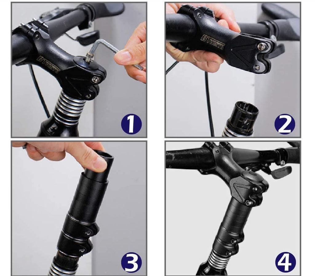Handlebar/fork Riser Bike Fork Stem Extender / Handlebar Riser Adaptor – TRIPPER ELECTRIC BIKES
