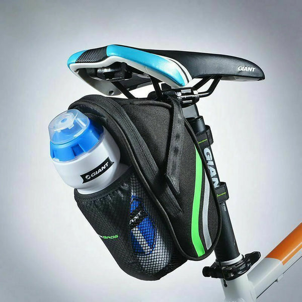 Bike Saddle Bag Bicycle Tail Bag under Seat Water Bottle Mount