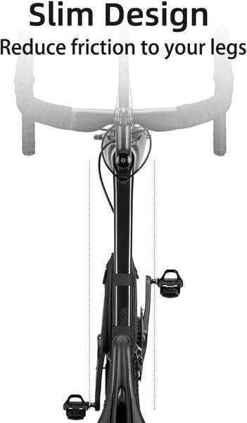 Bike Triangle Frame Bag, Bike Triangle Bag, with Two Side Pockets, 1.5L