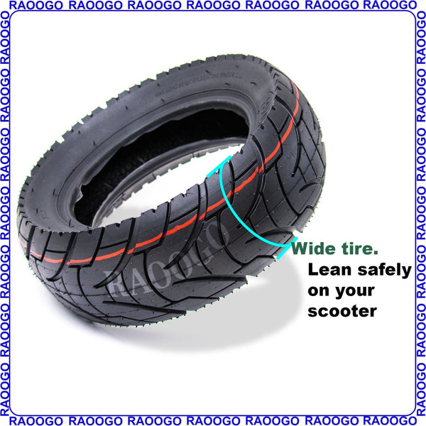 80/65-6 Tire & 10X2.5 Tube Fit 255X80 & 10X3 10 Inch Electric Scooter