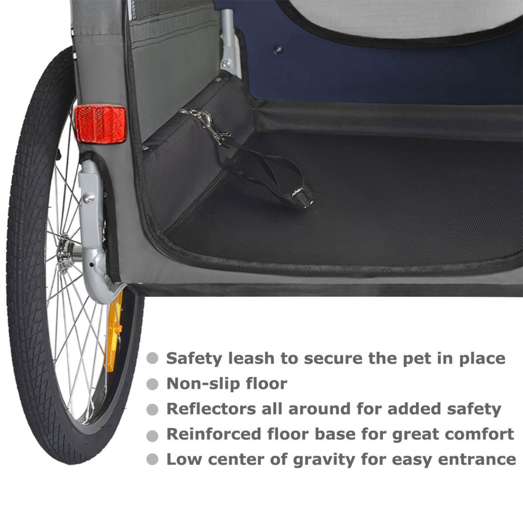 DOGGYHUT Premium XL Pet Bike Trailer 100lbs Capacity TRIPPER doggyhut-premium-xl-pet-bike-trailer-100lbs-capacity-tripper