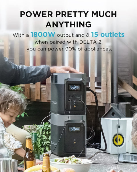 EF ECOFLOW Portable Power Station  1024Wh Battery / 1800W AC.